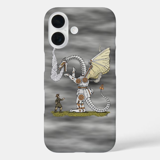 Coques Case-Mate iPhone Dragon mécanique (Verso)