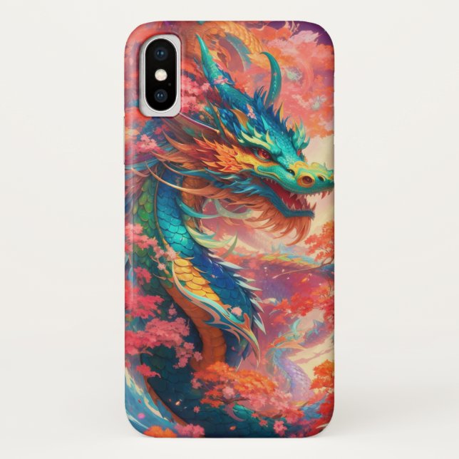 Coques Case-Mate iPhone Dragon Mythique Asiatique Art Fantastique Japonais (Dos)