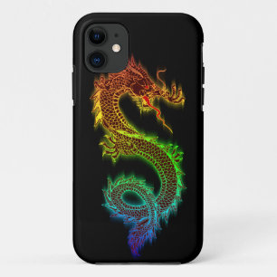 Case-Mate iPhone Case Dragon oriental chromatique (noir)