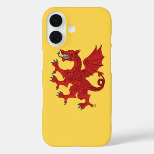 Coques iPhone 16 Dragon Rampant Gules
