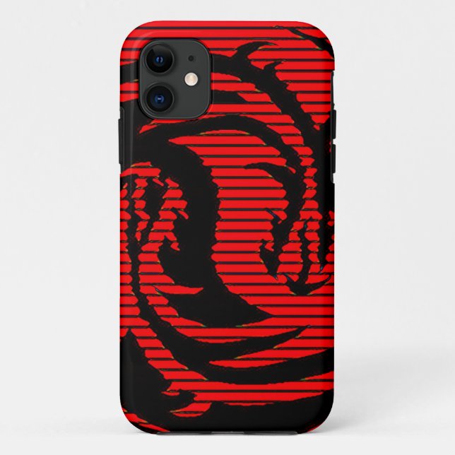 Coques Case-Mate iPhone Dragon rouge (Dos)