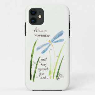 Case-Mate iPhone Case Dragonfly vintage Watercolor Toujours se souvenir