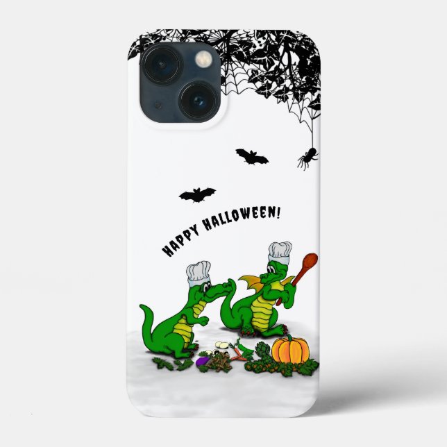 Coques Case-Mate iPhone Dragons - Joyeux Halloween ! Aujourd'hui je vais c (Verso)