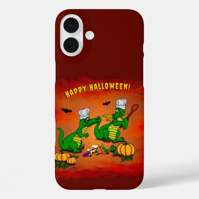 Coques Case-Mate iPhone Dragons - Joyeux Halloween ! Aujourd'hui je vais c (Verso)
