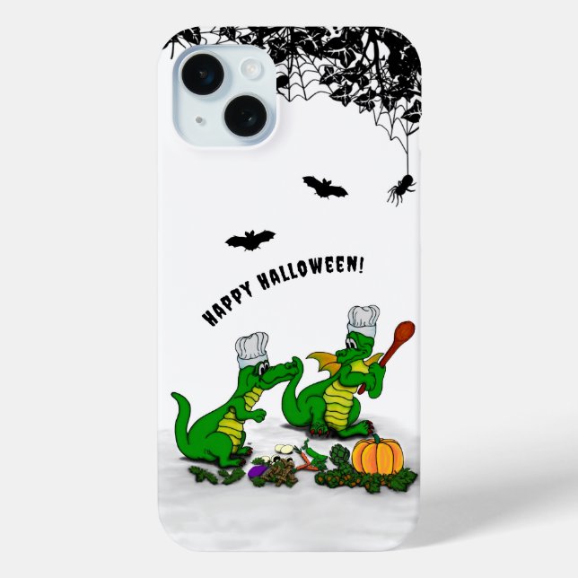 Coques Case-Mate iPhone Dragons - Joyeux Halloween ! Aujourd'hui je vais c (Verso)