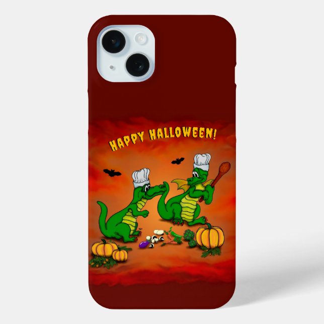 Coques Case-Mate iPhone Dragons - Joyeux Halloween ! Aujourd'hui je vais c (Verso)