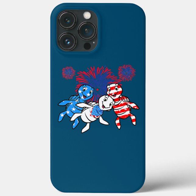 Coques Case-Mate iPhone Drapeau 4 juillet États-Unis (Verso)
