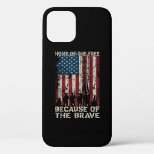 Case-Mate iPhone Case Drapeau À La Maison De La Liberté À Cause Du Brave