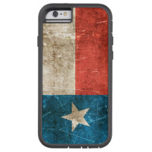 Drapeau âgé et rayé de cru du Texas