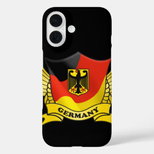 Coque Pour iPhone 16 Drapeau Allemagne
