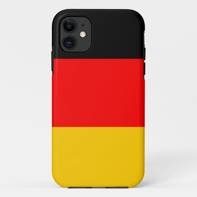 Coques Case-Mate iPhone Drapeau allemand (Dos)