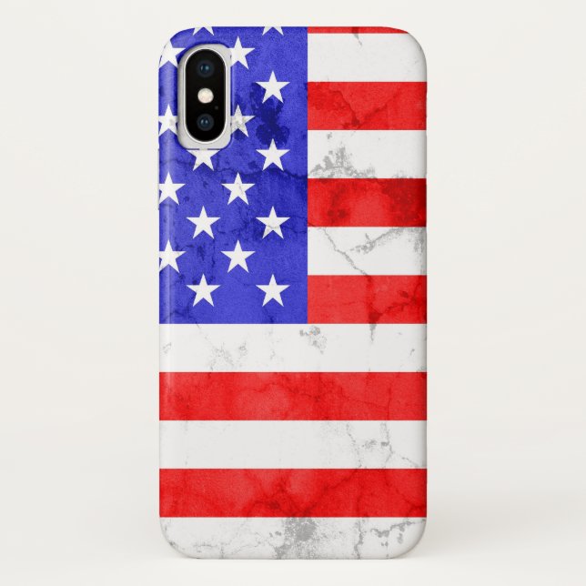 Coques Case-Mate iPhone Drapeau américain (Dos)