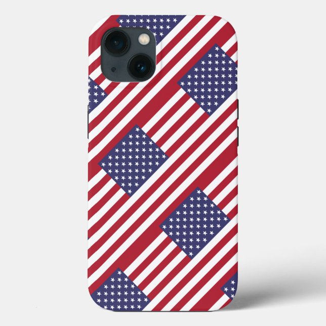 Coques Case-Mate iPhone Drapeau américain (Verso)