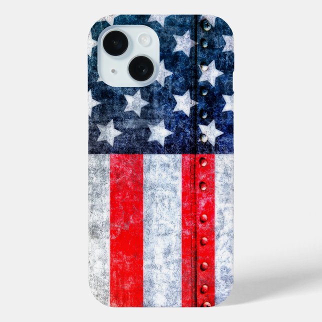 Coques Case-Mate iPhone Drapeau américain (Verso)
