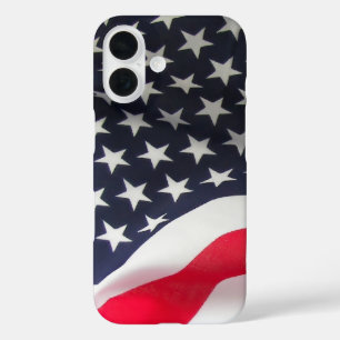 Coque Pour iPhone 16 Drapeau américain