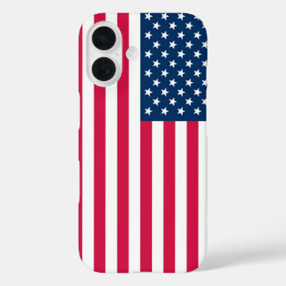 Coque Pour iPhone 16 Drapeau américain