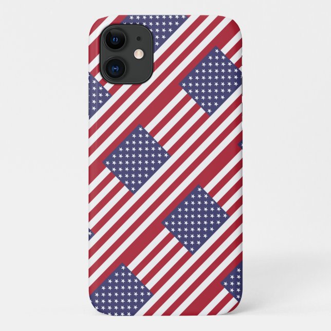 Coques Case-Mate iPhone Drapeau américain (Dos)