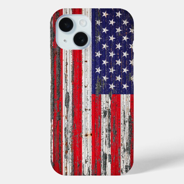 Coques Case-Mate iPhone Drapeau américain (Verso)