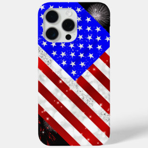 Coque iPhone 15 Pro Max Drapeau américain