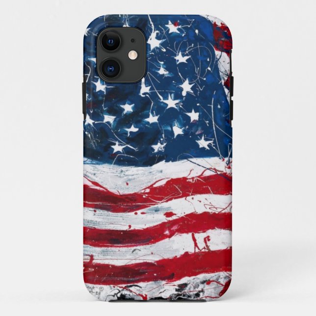 Coques Case-Mate iPhone Drapeau américain (Dos)
