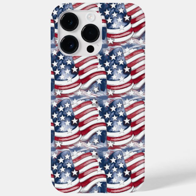 Coques Case-Mate iPhone drapeau américain (Verso)