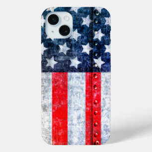 Coque iPhone 15 Mini Drapeau américain