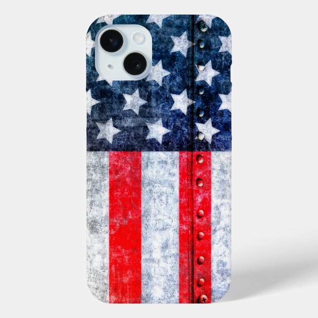 Coques Case-Mate iPhone Drapeau américain (Verso)