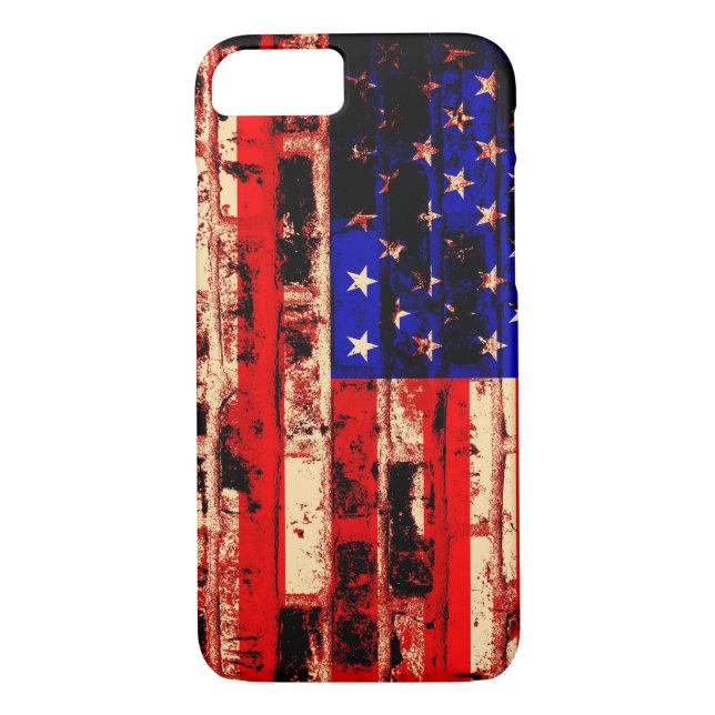 Coques Case-Mate iPhone Drapeau américain #9 (Dos)