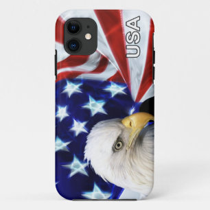Case-Mate iPhone Case Drapeau américain avec Eagle chauve patriotique