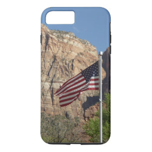Coques Pour iPhone Drapeau américain dans le parc national de Zion I