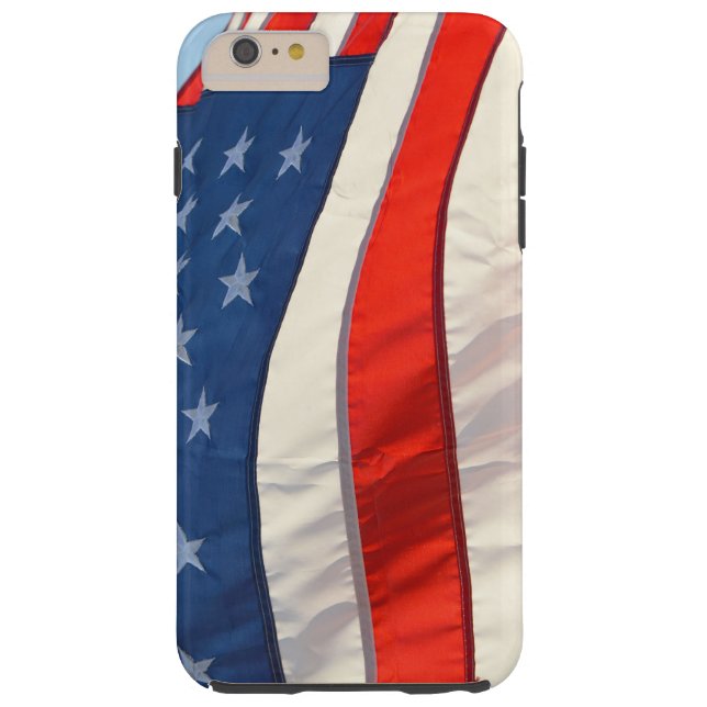 Coques Case-Mate iPhone Drapeau américain de ondulation (Dos)
