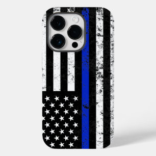 Coque Pour iPhone 14 Pro Drapeau américain en état de détresse