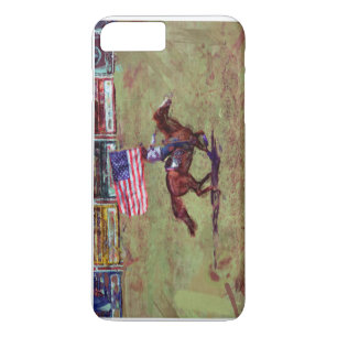Coque Case-Mate Pour iPhone Drapeau américain et corneille américaine Rodéo Ar