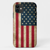 Drapeau américain grunge