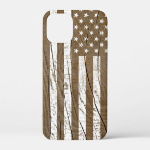 Case-Mate iPhone Case Drapeau américain grunge à veinure de bois