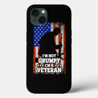 Case-Mate iPhone Case Drapeau américain Je ne suis pas grincheux Je suis