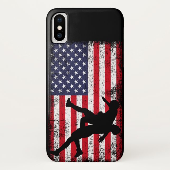 Coques Case-Mate iPhone Drapeau américain lutte contre le drapeau américai (Dos)