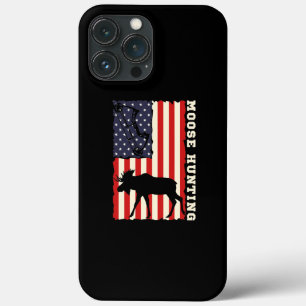 Case-Mate iPhone Case Drapeau américain Patriotic Moose Hunting Deer