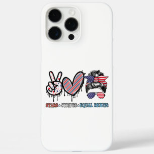 Coques iPhone 16 Pro Max Drapeau américain patriotique drôle
