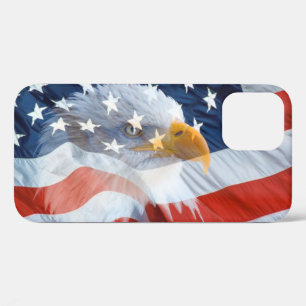 Case-Mate iPhone Case Drapeau américain Patriotique Monogramme