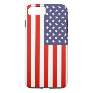Coque iPhone 7 Plus Drapeau américain patriotique personalizable