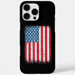 Coques iPhone 16 Pro Max Drapeau Américain Patriotique Pour Hommes Femmes E