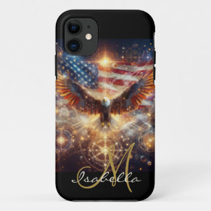 Case-Mate iPhone Case Drapeau américain personnalisé - Étoiles et rayure