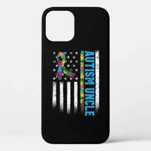 Case-Mate iPhone Case Drapeau américain rétro Autisme conscience oncle