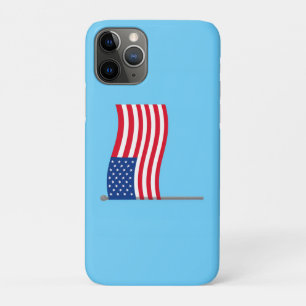 Case-Mate iPhone Case Drapeau Américain sur Fond Bleu