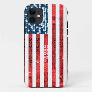 Coques Pour iPhone drapeau américain vertical