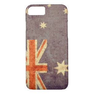Coque iPhone 8/7 Drapeau Australie - Grunge