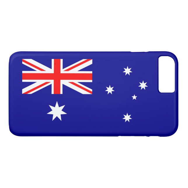 Coques Case-Mate iPhone Drapeau australien patriotique (Dos (Horizontal))