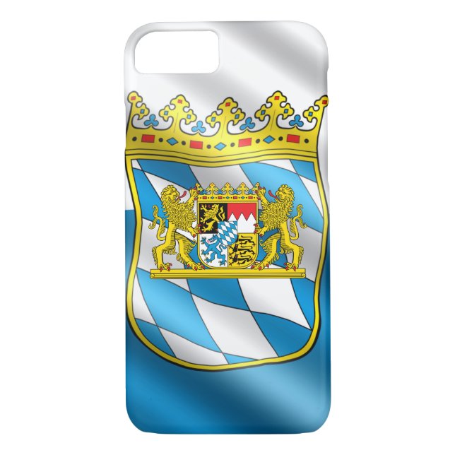 Coques Case-Mate iPhone Drapeau bavarois (Dos)