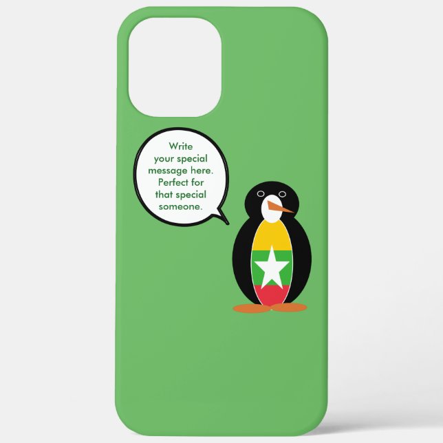 Coques Case-Mate iPhone Drapeau Birman Parlant Mme Penguin (Verso)